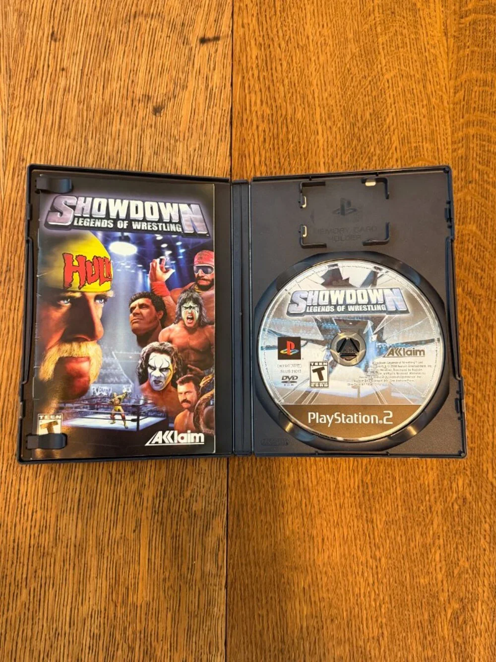 PS2 Showdown Legends of Wrestling Game